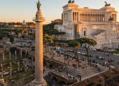 آشنایی با ستون باستانی تراجان رم ایتالیا