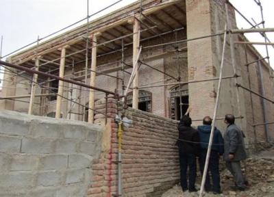 پیشرفت 70درصدی مرمت و سامان دهی خانه تاریخی جوادی اسکو