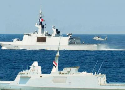 رزمایش دریایی مشترک فرانسه و مصر در دریای مدیترانه
