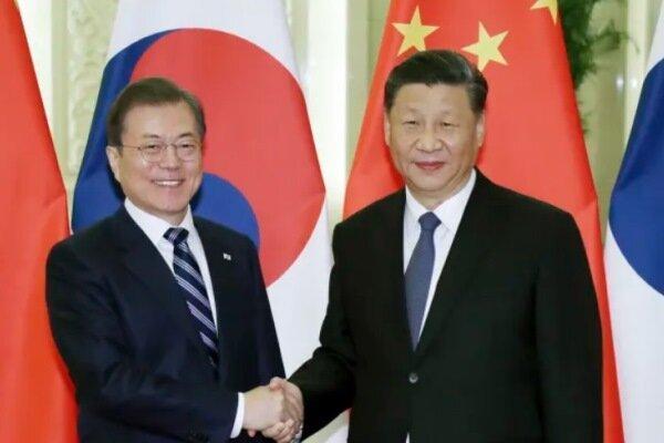 رایزنی رؤسای جمهور چین و کره جنوبی با موضوع خلع سلاح پیونگ یانگ