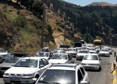 خبرنگاران رییس پلیس راه : ترافیک جاده تفت به شهر یزد سنگین است