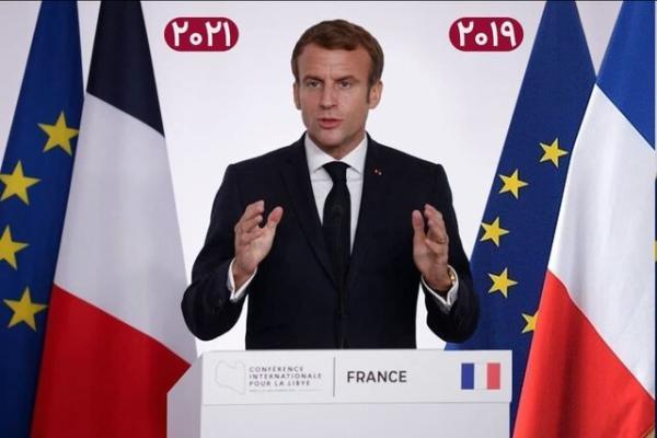 تور ارزان فرانسه: مکرون بی سر و صدا رنگ پرچم فرانسه را تغییر داد