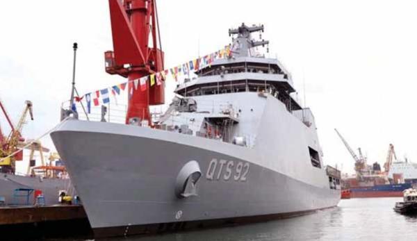 تور ارزان قطر: ترکیه سومین کشتی جنگی ساخت خود را تحویل قطر داد
